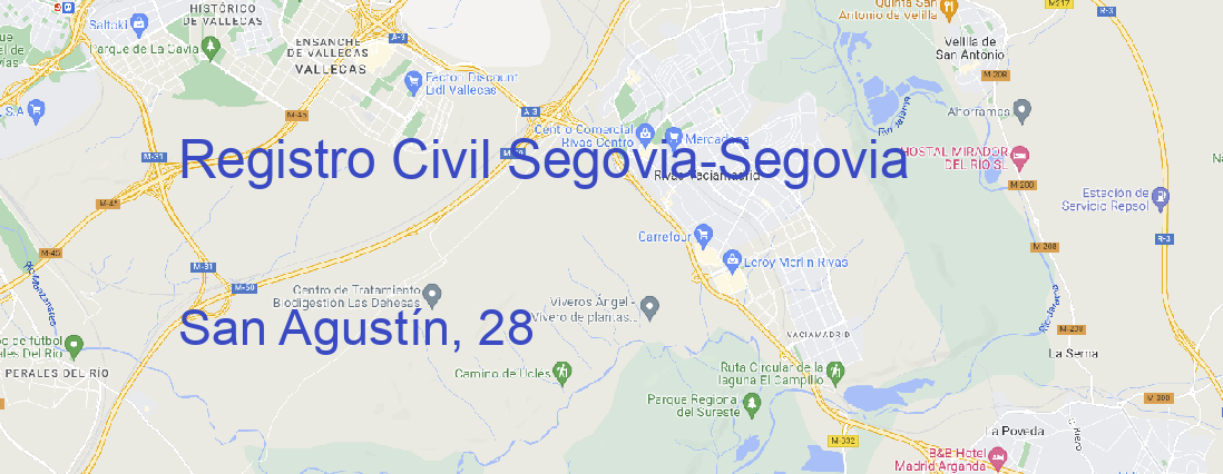 Oficina Registro Civil Segovia Segovia